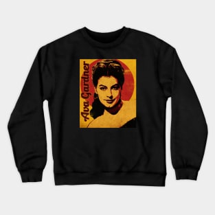 Vintage Cinema Ava Gardner Crewneck Sweatshirt